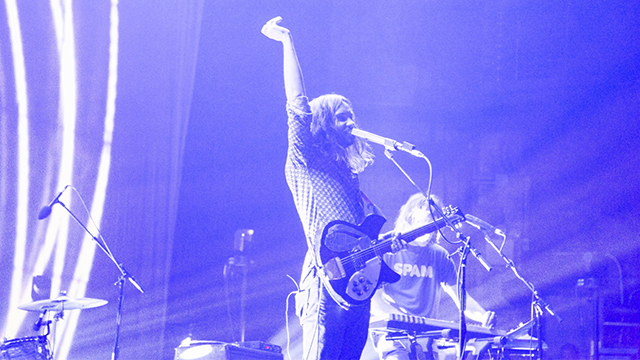 Tame Impala em Nova York, treinando para o Popload Festival