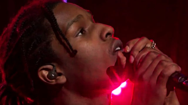 De boa: A$AP Rocky e seu rap psicodélico na TV, outra vez