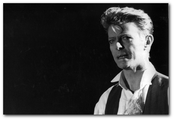 Bowie no show do Olympia, SP, em setembro de 1990. Foto de Luiz Alonso/ Estadão