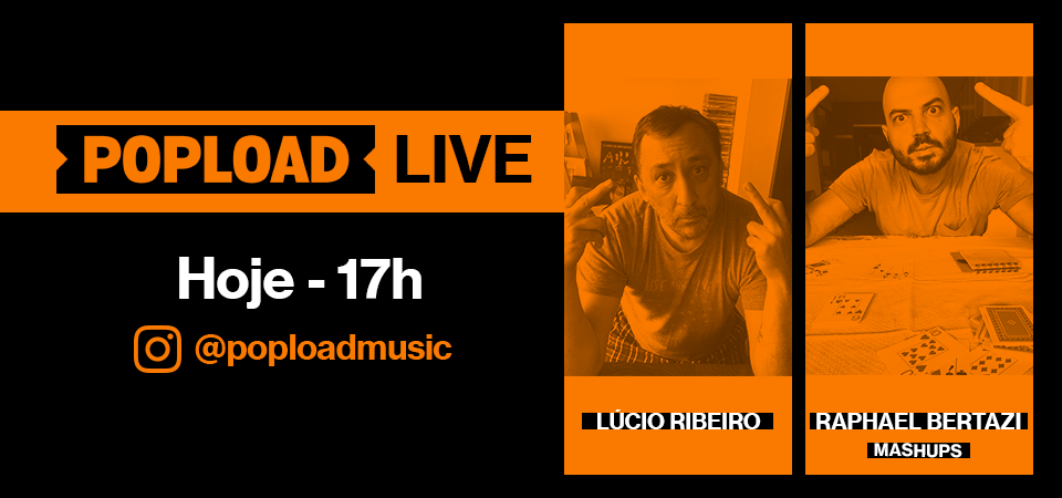 Popload Live: hoje, 17h, no Stories da @poploadmusic, papo e música com Raphael Bertazi, o rei dos mashups