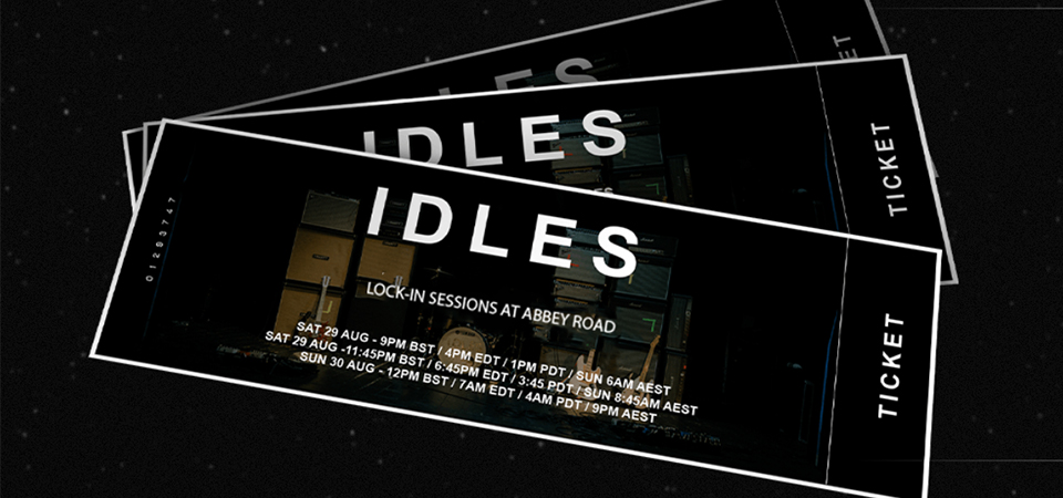 Idles transmite no final do semana três shows diferentes, gravados nos estúdios dos Beatles