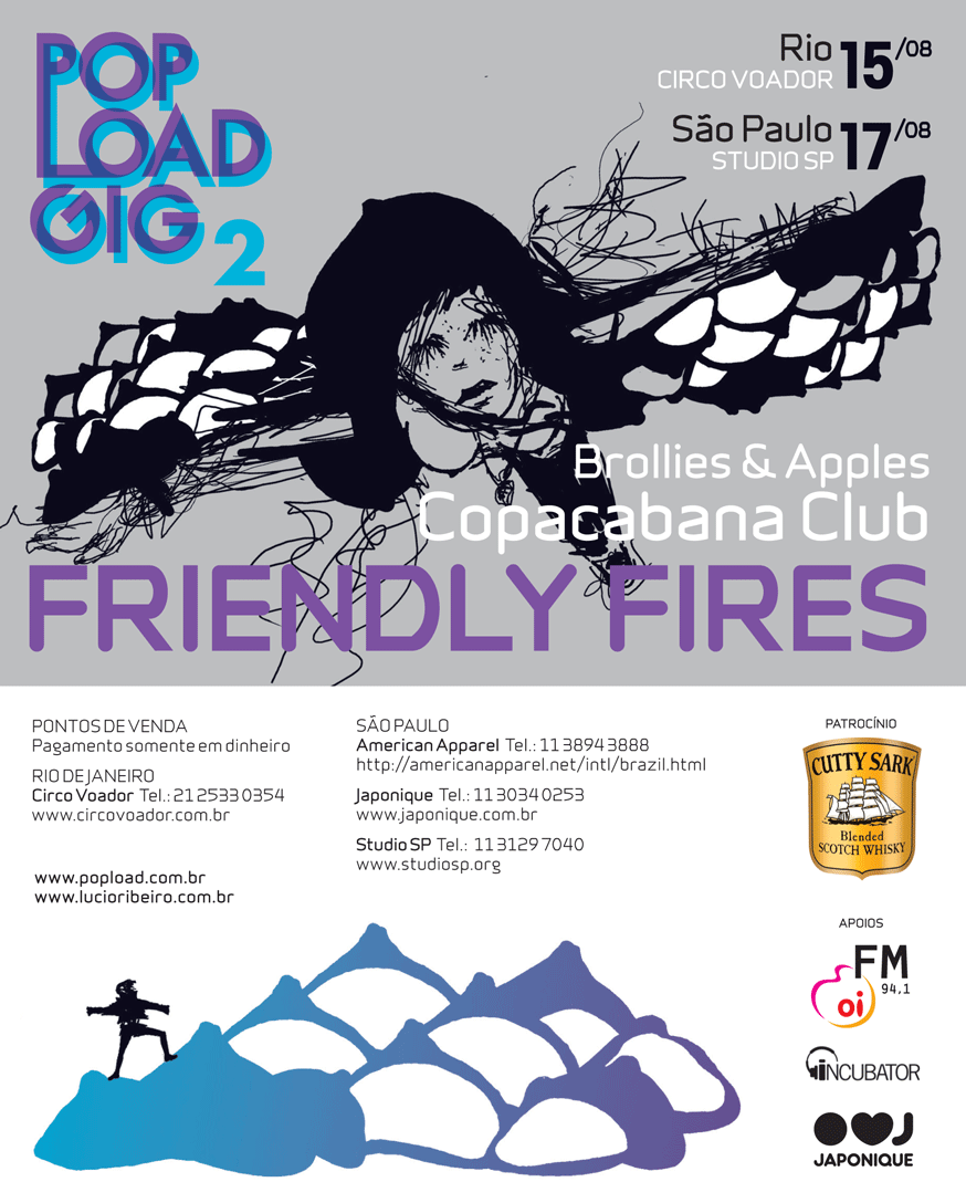 Popload Gig #2 – Friendly Fires + Copacabana Club
