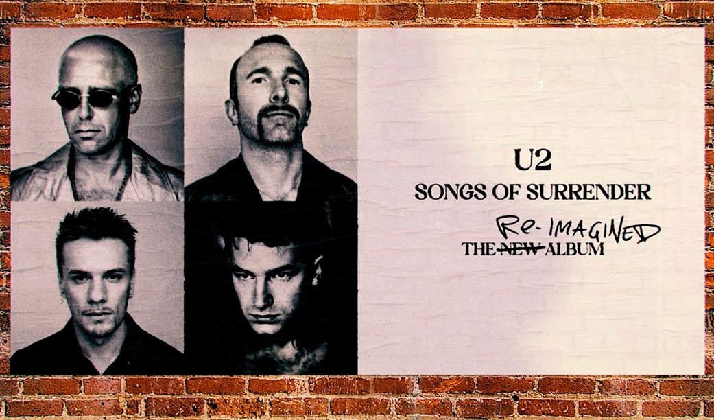 U2 reimagina mal suas músicas no superlançamento &#8220;Songs of Surrender&#8221;. Os enormes Bono e The Edge se apresentam no minúsculo Tiny Desk