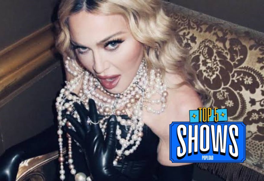 Top 5 Shows &#8211; Numa semana absurda de shows, o destaque é o show mais absurdo: Madonna na praia!
