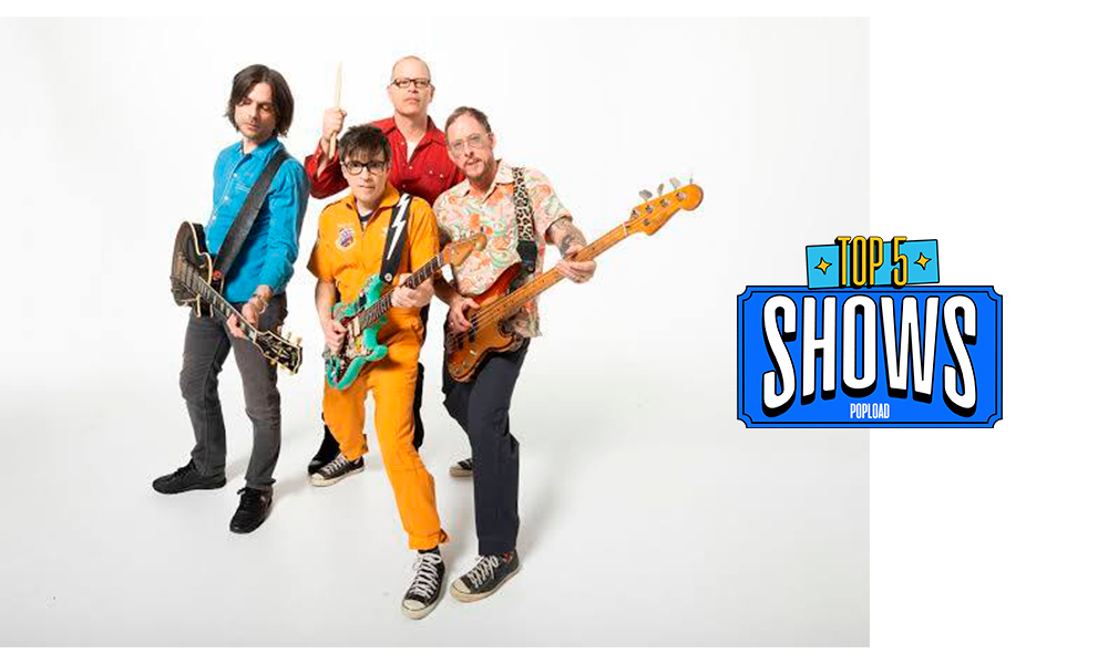 Top 5 Shows &#8211; A tropa indie do Weezer manda na semana lotada de shows grandes. Ou de pequenos grandes shows