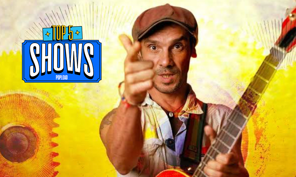 Top 5 Shows – Manu Chao para quem tem ingresso é a pedida. Projeto do Bar Alto movimenta o melhor da cena independente. Sessa lança sua bossa nova para brasileiro ver