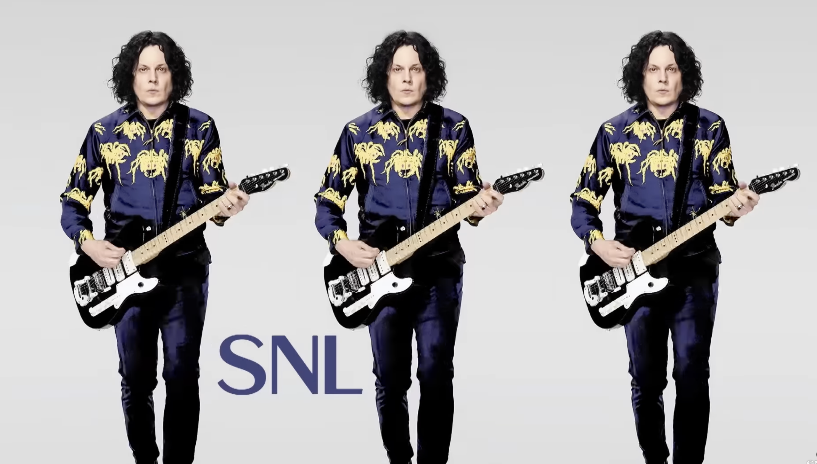 Os Jacks, White e Black, brilham no “Saturday Night Live”, zoando até “Seven Nation Army” inclusive